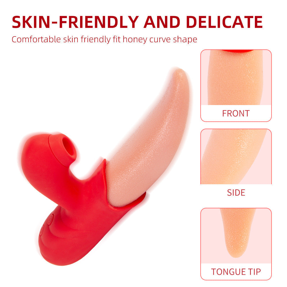 2 IN 1 Upgraded Flapping Tongue G-Spot Vibrator
