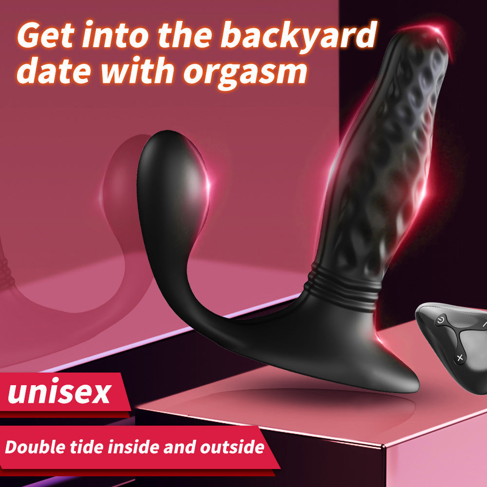 2026 New UXOL Anal Vibrators 3 Thrusting & 9 Vibrating Wireless Remote Control,  IPX7 Waterproof Prostate Massager Adult Toys