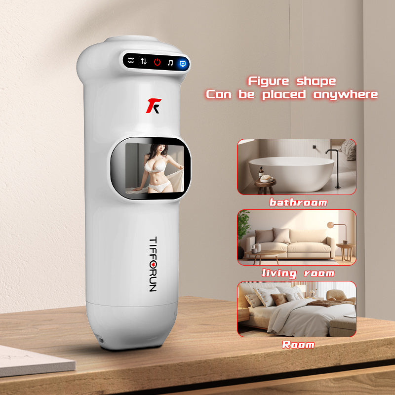 2026 New Stroker Uxol Heating 9 Vibration & 9 Thrusting Male Stroker with Moan Function, Full LCD Display Uxolclub Sex Toys for Men