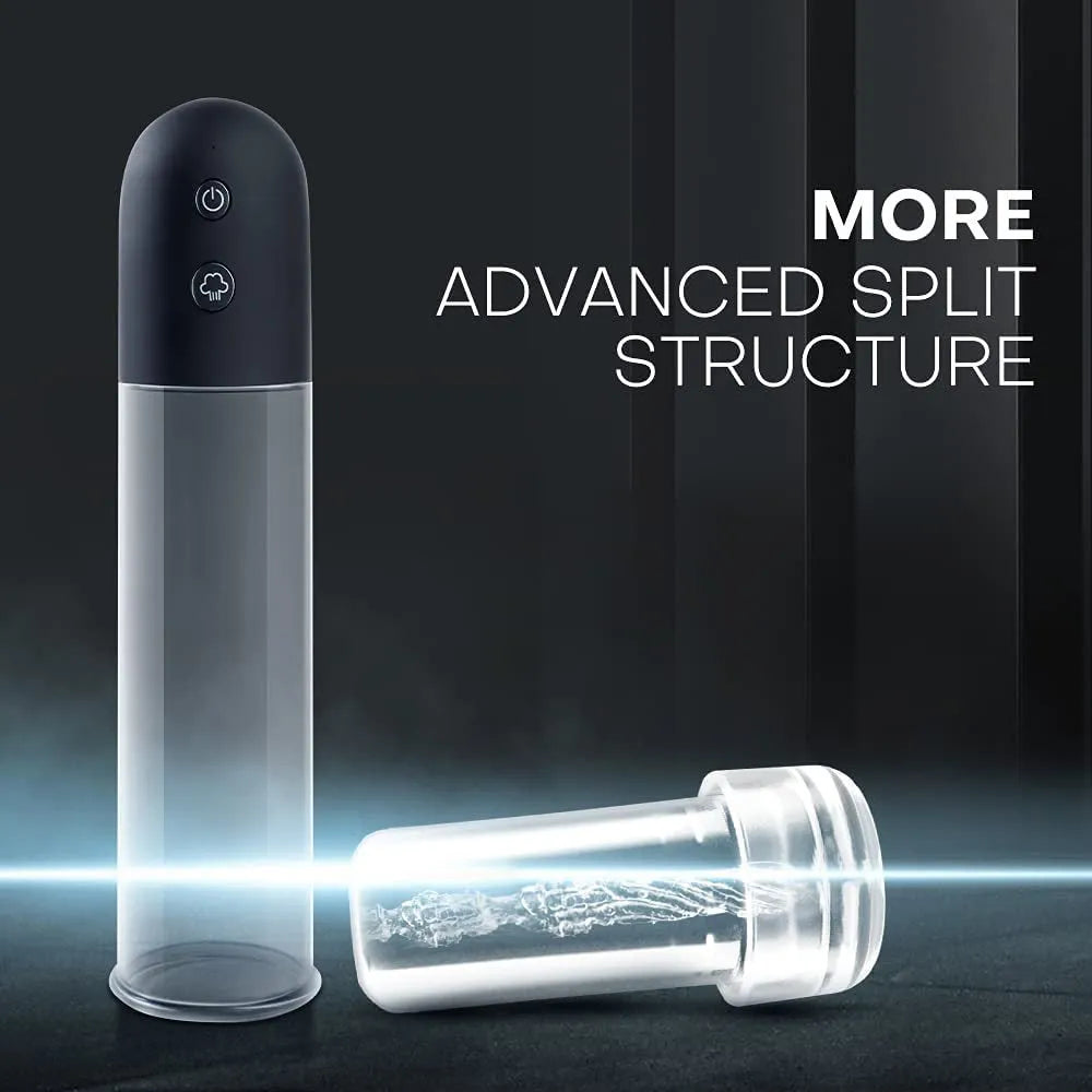 StormThrust  Electric Penis Vacuum Pump Men's Booster Vacuum Pump 3D Textured Penis Enlarge Air Pressure Device Enlargement Extend Pump