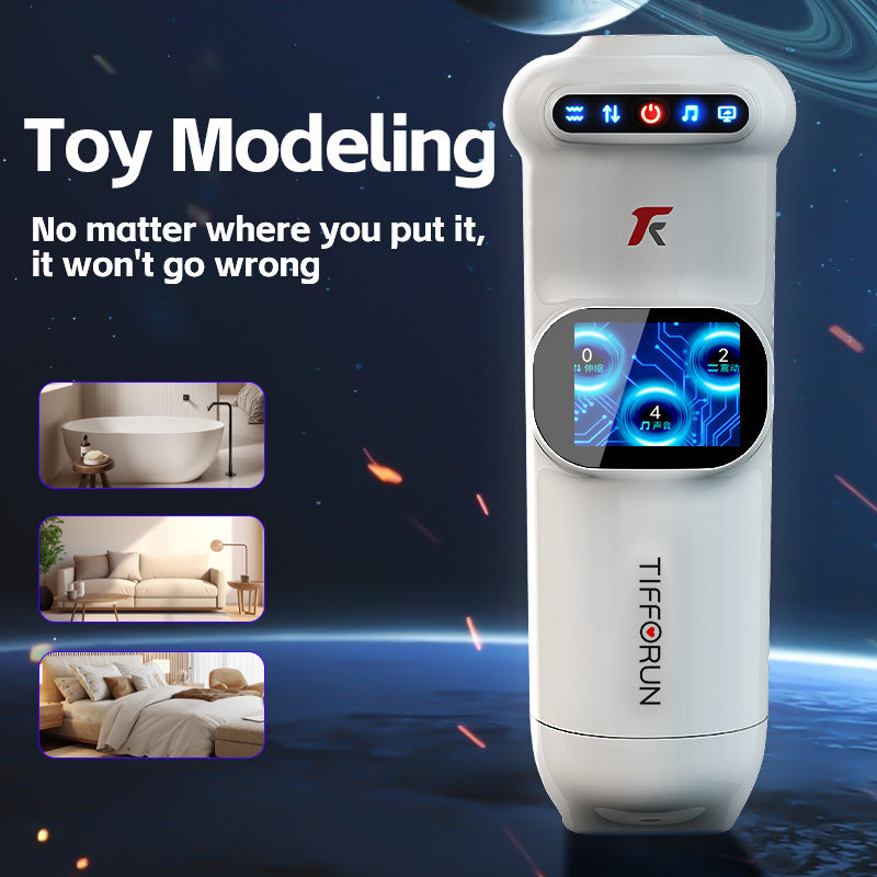 2026 New Stroker Uxol Heating 9 Vibration & 9 Thrusting Male Stroker with Moan Function, Full LCD Display Uxolclub Sex Toys for Men