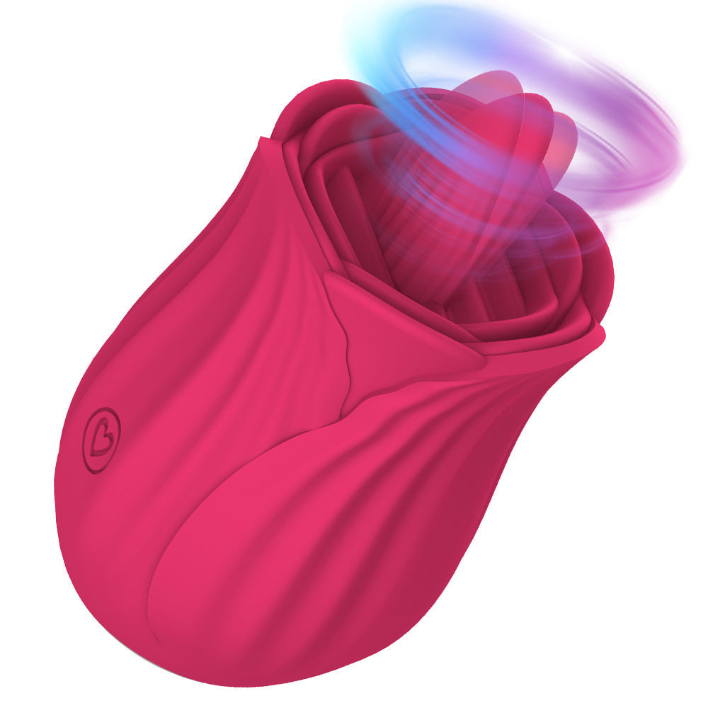 Vibrating Tongue Female Rose Vibrator Multifunctional Rose Toy