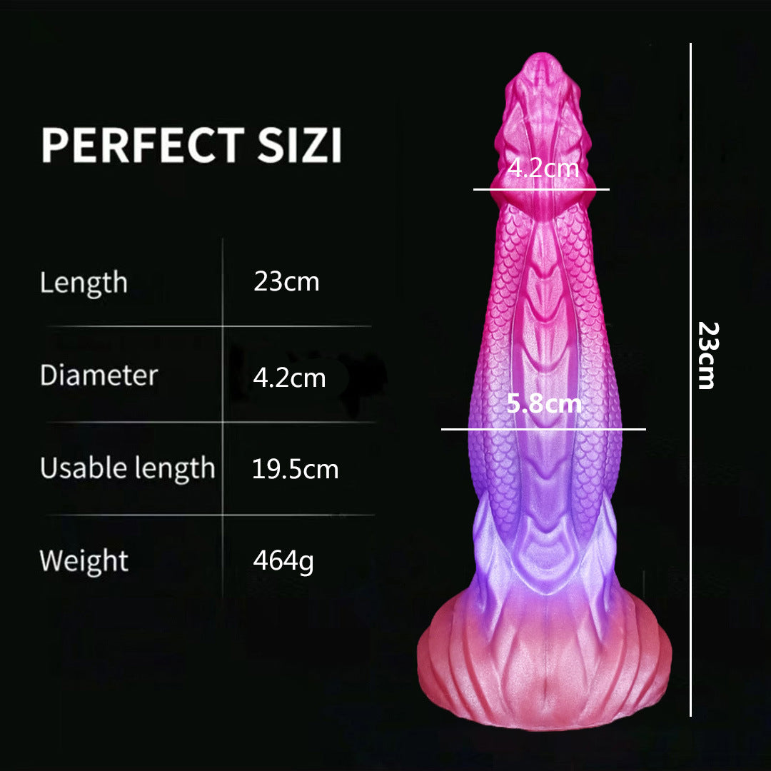 Gradient Color Special-Shaped Anal Plug Anal Plug Liquid Silicone Dildo