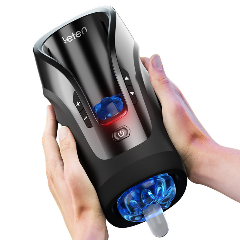 2026 New Leten Fully Automatic 10 Frequency Telescopic Fixed-Point Adjustment Male Stroker