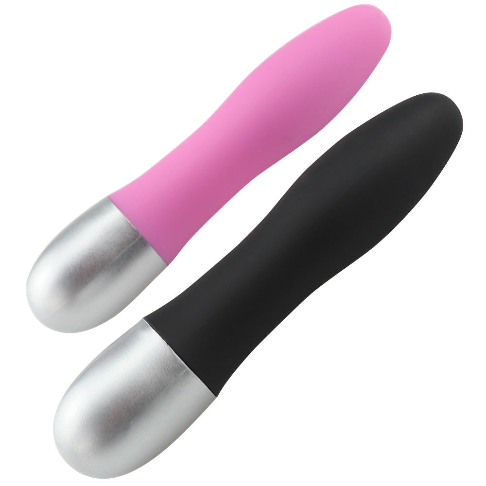 Silver Cap Waterproof Mute AV Vibration Massager
