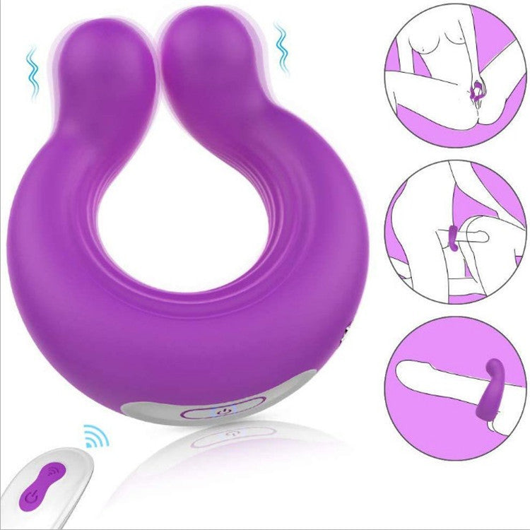Silicone Vibrating Massage Penis Ring