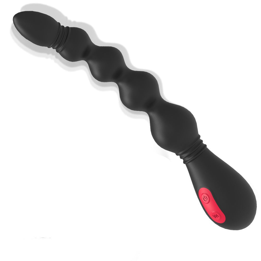 Silicone Anal Plug Beads 9 Frequency Strong Shock Electric Anal Plug