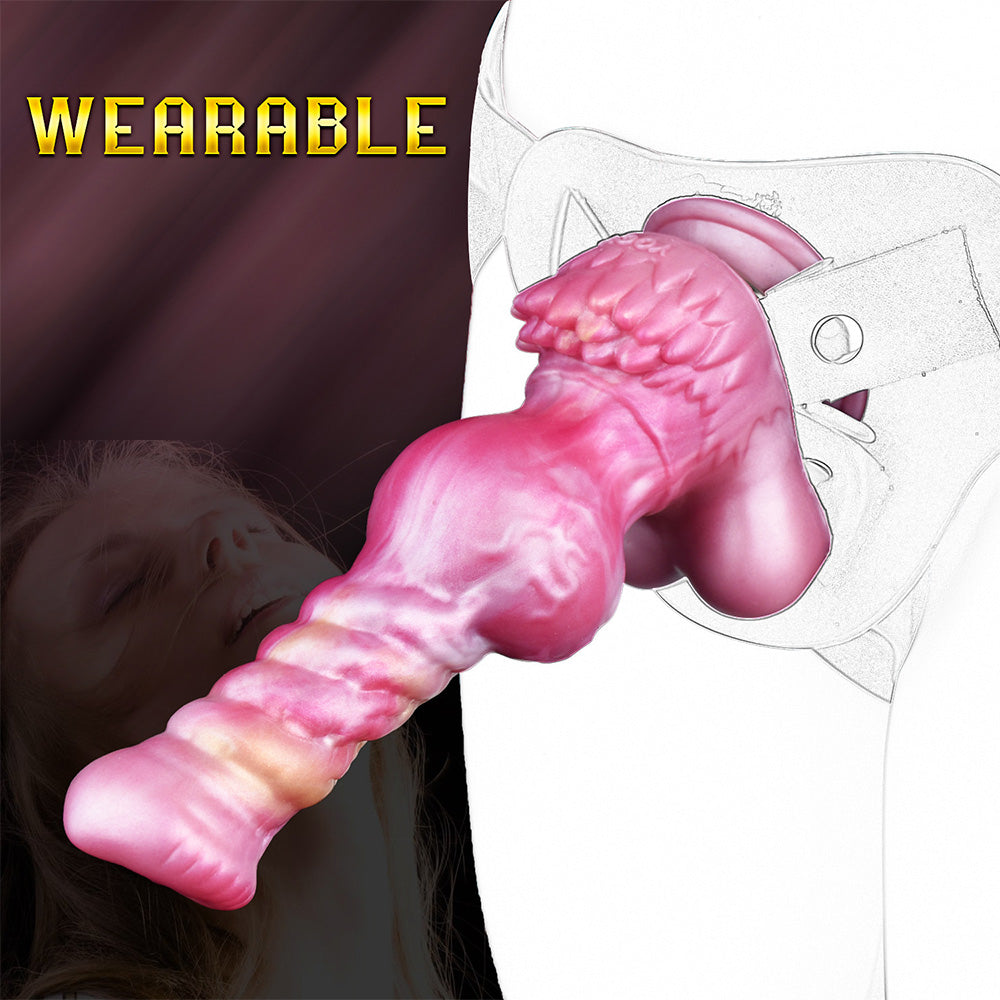 Telescopic Vibrating Penis Electric Anal Plug Dildo