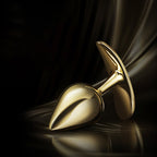 Gold Design Stainless Steel Anal Plug