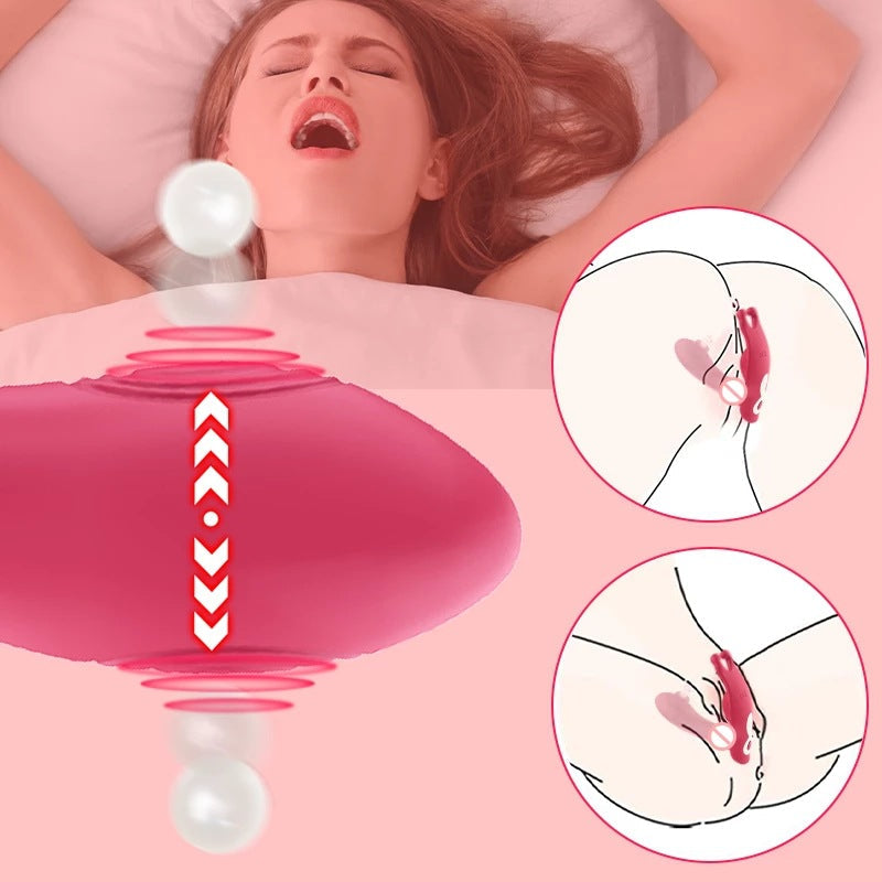 Remote Control Double Sided Slap Vibrating Anal Toy