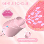 Clit Vibrator Nipple Sucker Vibrating Tongue