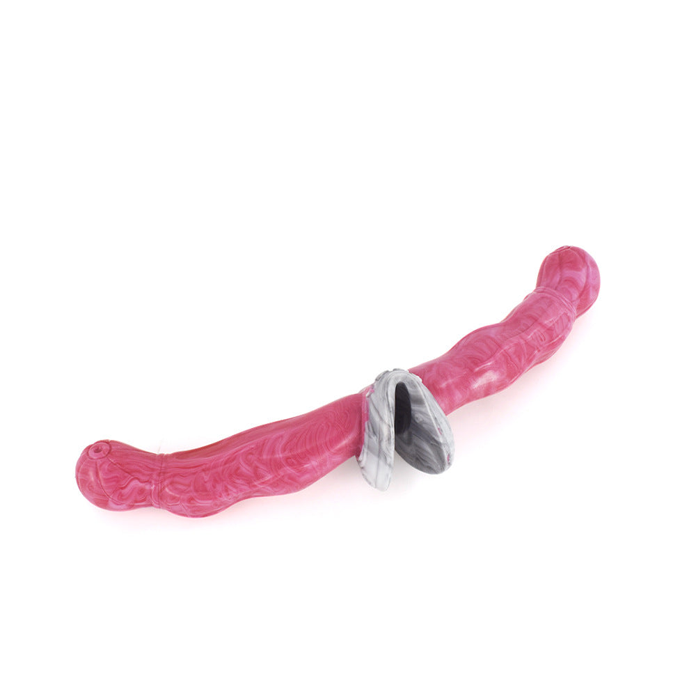 Double-Headed Simulated Silicone Special-Shaped Anal Plug Female Dildo