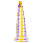 Colorful Threaded Silicone Special-Shaped Artificial Dildo