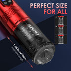 【Best Reputation】3.54'' Diameter Oversized Storm Telescopic LCD Display 6-speed Timing Function Smart Stroker