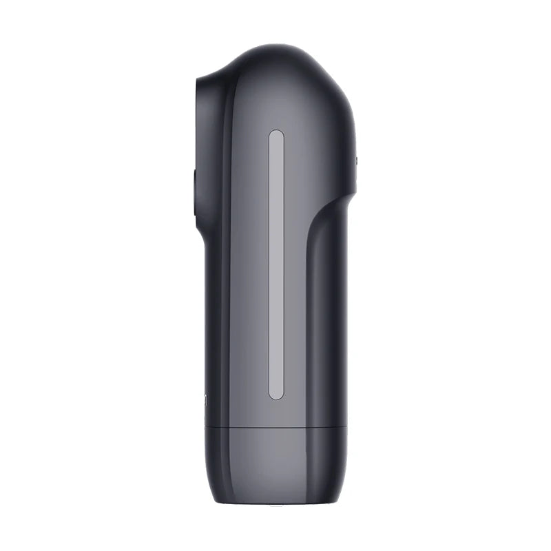 Leten – Black Hurricane Hole - 6 Modes Telescopic Suction Heating Male Stroker
