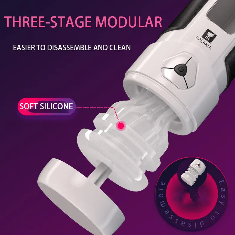 Phantom X 12 Vibration Voice Male Stroker Cup APP Control Sucking Real Vagina Heating Male Stroker