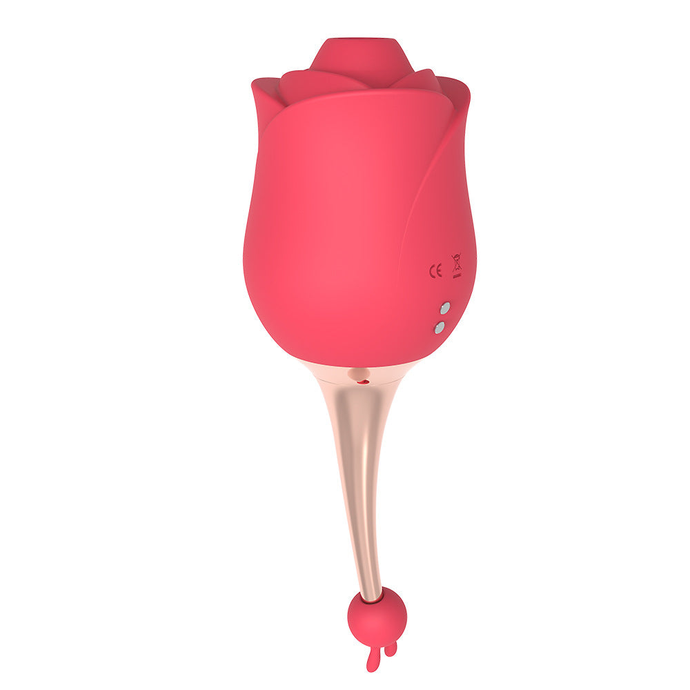 10 Vibrations Rose Suction Vibrator Masturbation Massager
