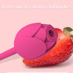 10 Frequency Rose Vibrator With Egg Vibrator Rose Sex Toy