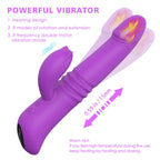 Telescoping Dildo for Women Thrusting Vibrator Allovers Dildos
