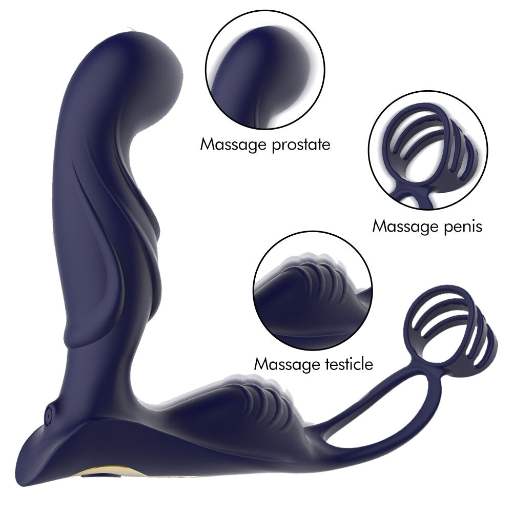Prostate Massager Remote Control Male Masturbator Anal Plug Trainer