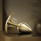 Gold Design Stainless Steel Anal Plug
