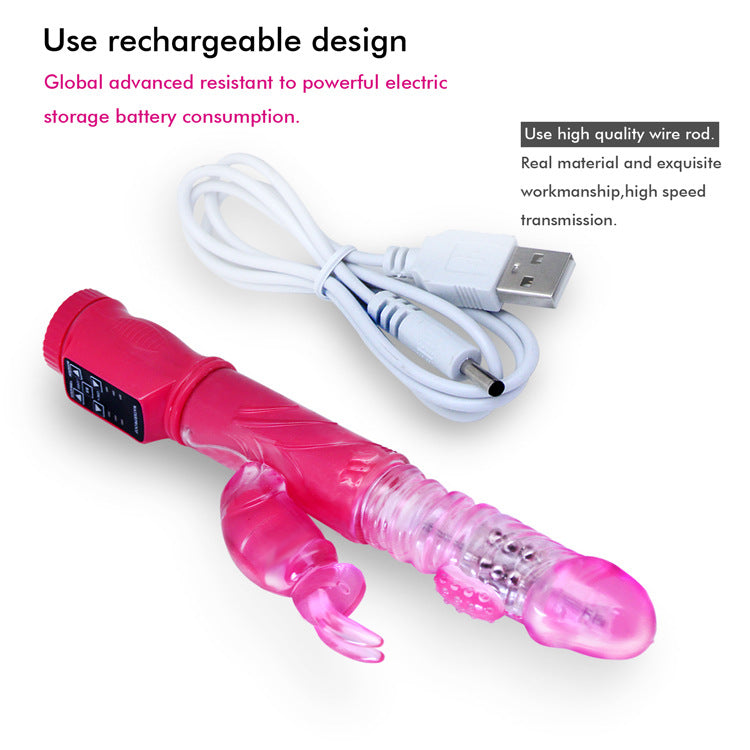 Rabbit Vibrators and Rotating Telescopic Dildo | Shake Dildo