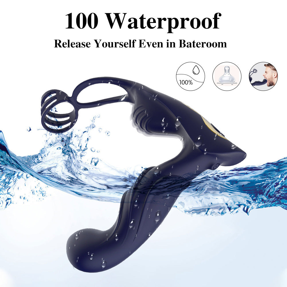 Prostate Massager Remote Control Male Masturbator Anal Plug Trainer
