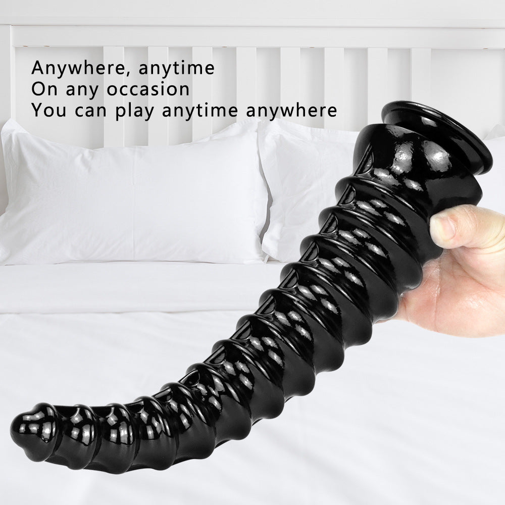 13 Inch Special Shaped Pointed Anal Plug Silicone Realistic Huge Dildo