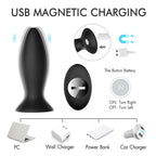 9 Vibrations Butt Plug  Vibrator