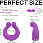 Silicone Vibrating Massage Penis Ring