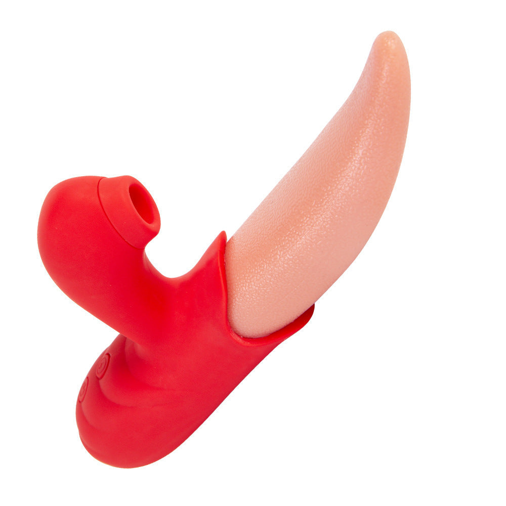 2 IN 1 Upgraded Flapping Tongue G-Spot Vibrator