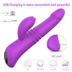 Telescoping Dildo for Women Thrusting Vibrator Allovers Dildos