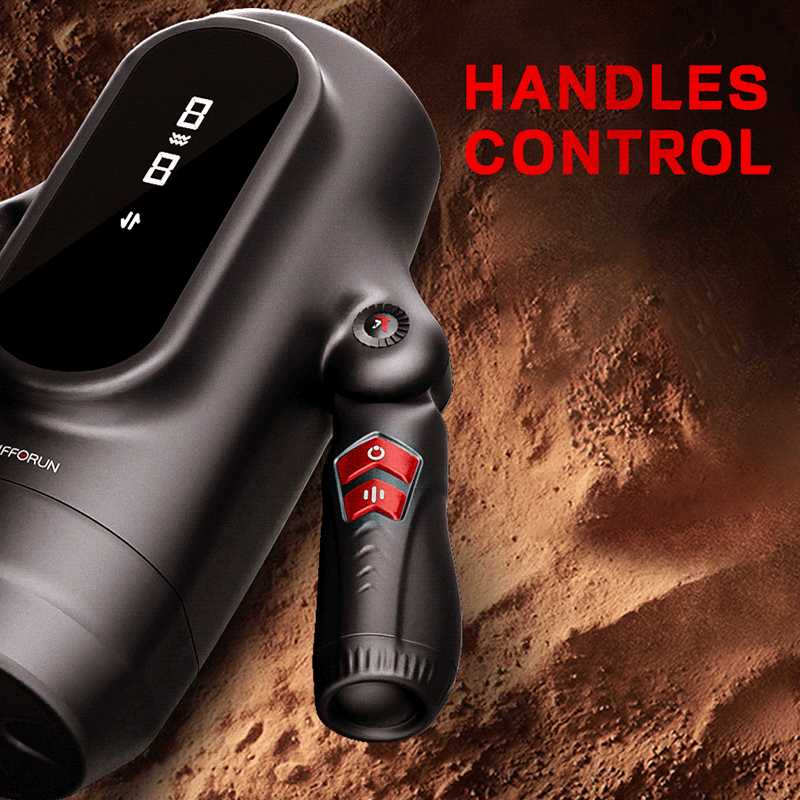 2026 Newest Male Handheld Stroker With 9 Telescopic Vibration LED Display Intelligent Heating Voice