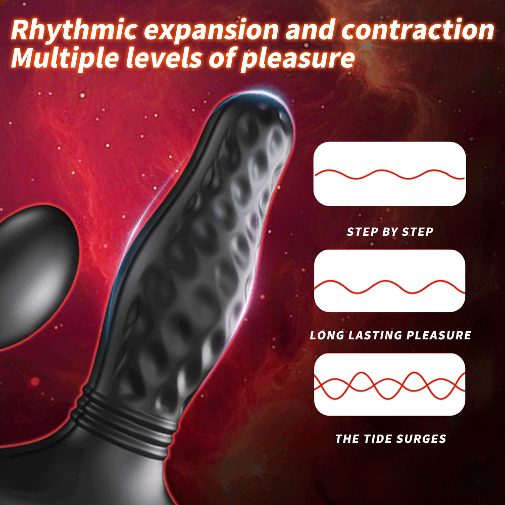 2026 New UXOL Anal Vibrators 3 Thrusting & 9 Vibrating Wireless Remote Control,  IPX7 Waterproof Prostate Massager Adult Toys