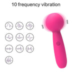 10 Frequency Mini Rechargeable Bullet Vibrator