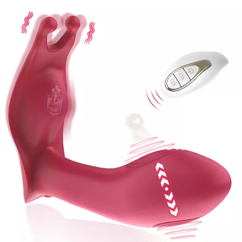 Remote Control Double Sided Slap Vibrating Anal Toy