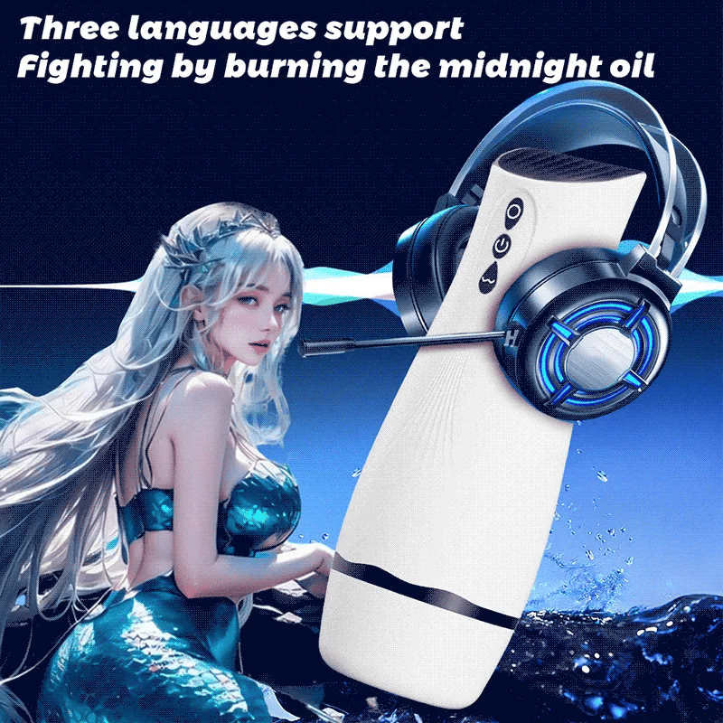 9-Frequency Vibration For Sucking Men’s Electric Airplane Male Stroker