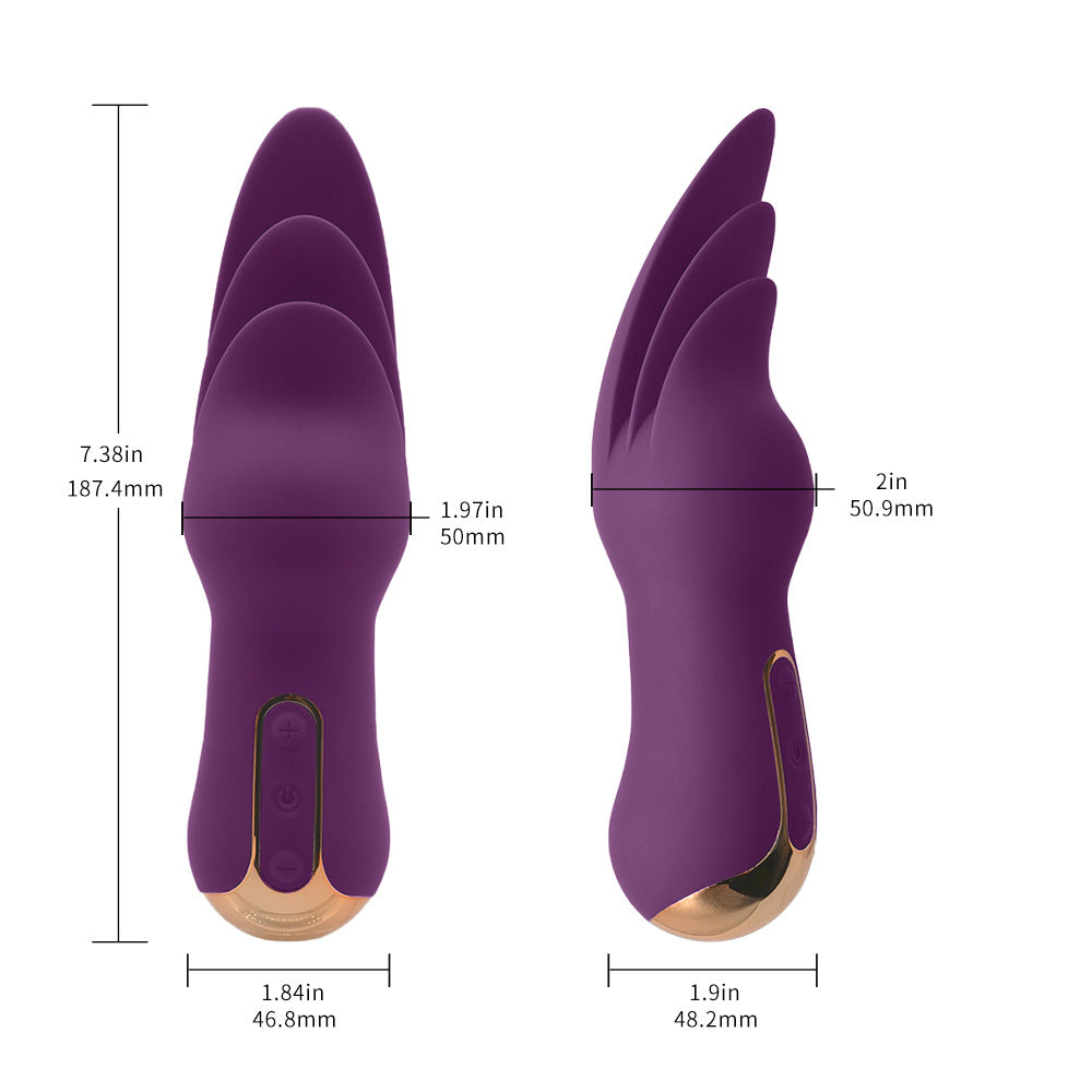 10 Frequency Nipple Vibrator Petal Flapping Clit Licking