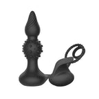 Remote Control Vibrating Anal Beads | Silicone Thrusting Butt Plug