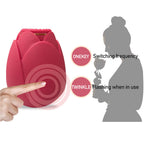 Rose Vibrator 10 Gears Sucking Waterproof Magnetic Charging