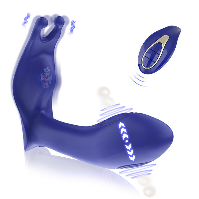 Remote Control Double Sided Slap Vibrating Anal Toy