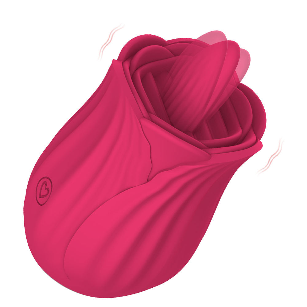 Vibrating Tongue Female Rose Vibrator Multifunctional Rose Toy