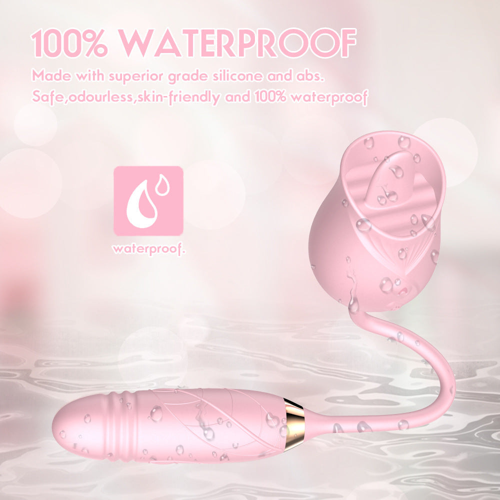 Clit Vibrator Nipple Sucker Vibrating Tongue