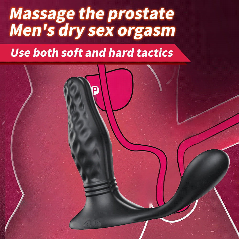2026 New UXOL Anal Vibrators 3 Thrusting & 9 Vibrating Wireless Remote Control,  IPX7 Waterproof Prostate Massager Adult Toys