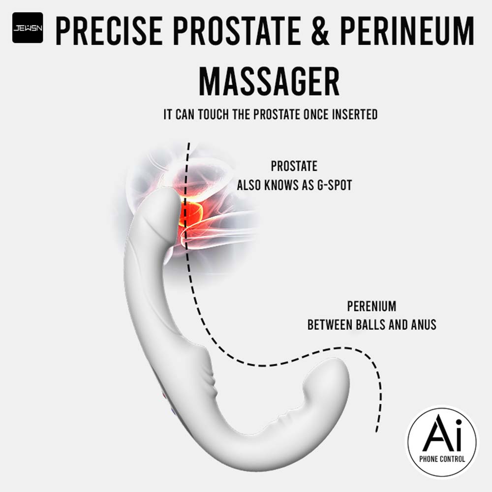 Heated Dual Impact  Version Prostate Vibrator