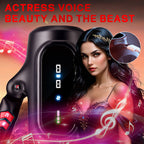2026 Newest Male Handheld Stroker With 9 Telescopic Vibration LED Display Intelligent Heating Voice