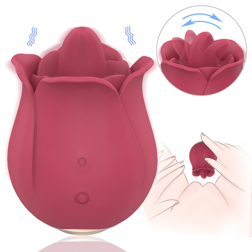Rose Flower Second Generation Sucker  Clit Nipples Vibrator