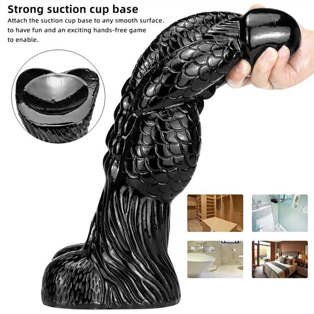 Giant Shaped Silicone Anal Plug Dildo