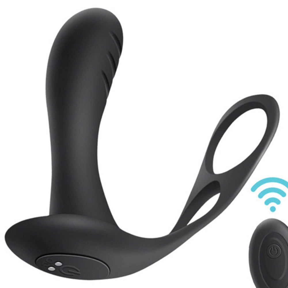 Prostate Massage Lock Fine Vvibration Wireless Remote Control Anal Plug