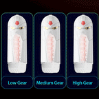 Bluetooth Connected 10 Telescopic Vibrating Intelligent Heating APP Male Stroker